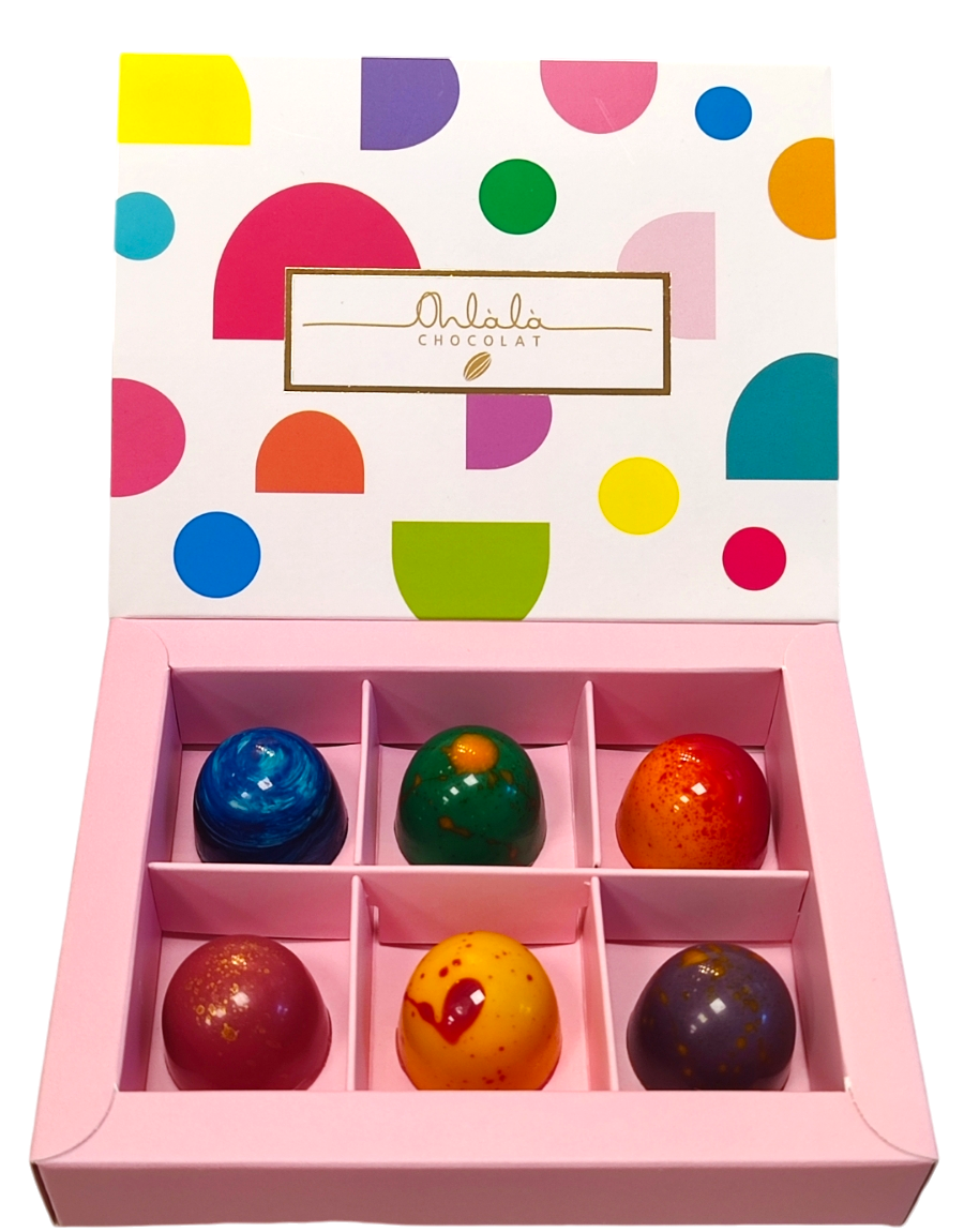 CHOCOLATIER’S SELECTION BOX - 6 Chocolate Bonbons